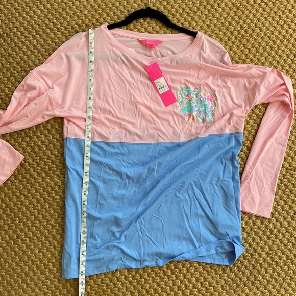 NWT Lilly Pulitzer Finn Top - Pink Tropics Tint - medium - Picture 8 of 8